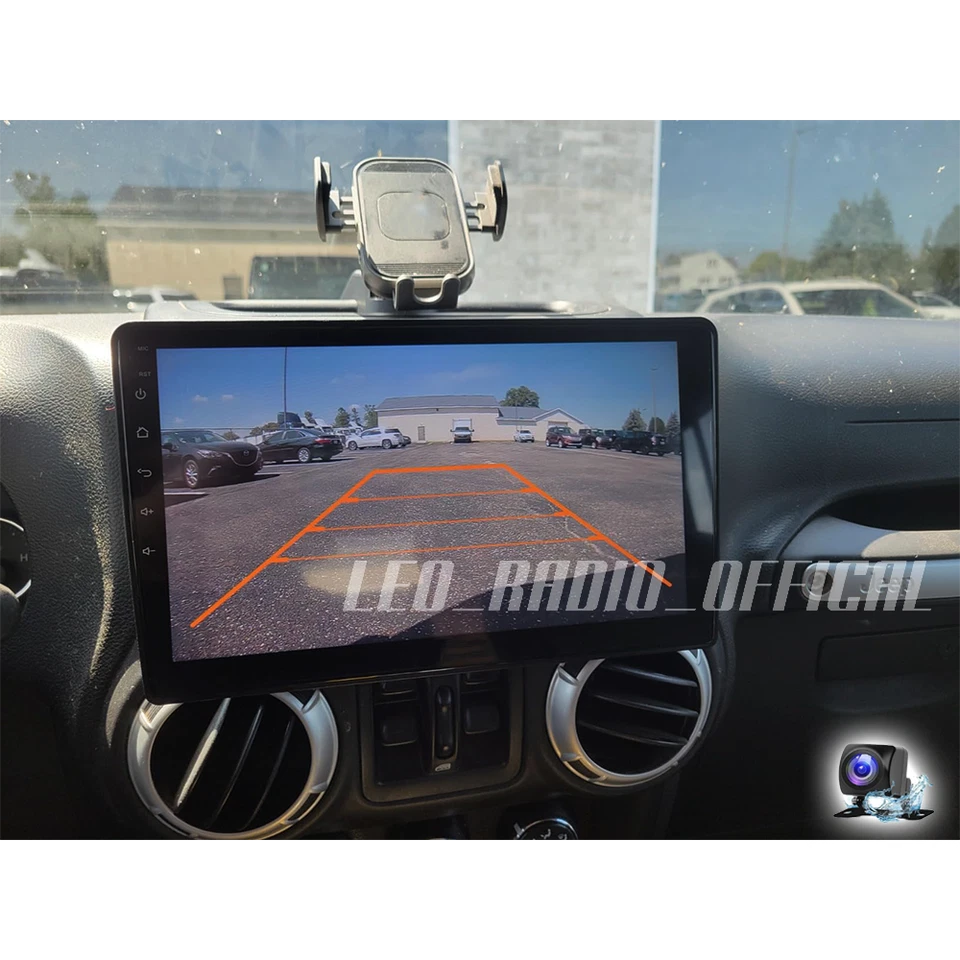 Apple Wireless Carplay For Jeep Wrangler 2007-2016 FM Radio Stereo Backup Camera Foto 4 de 4