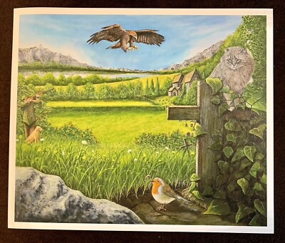 Signed Limited Edition Print From Oil Painting Called: Hunters