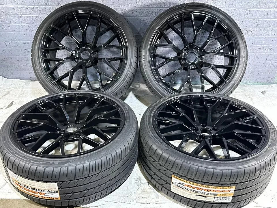 21x9.5 AUDI R8 STYLE WHEELS RIMS TIRES Q3 Q4 Q5 Q7 SQ3 SQ4 SQ5 5x112