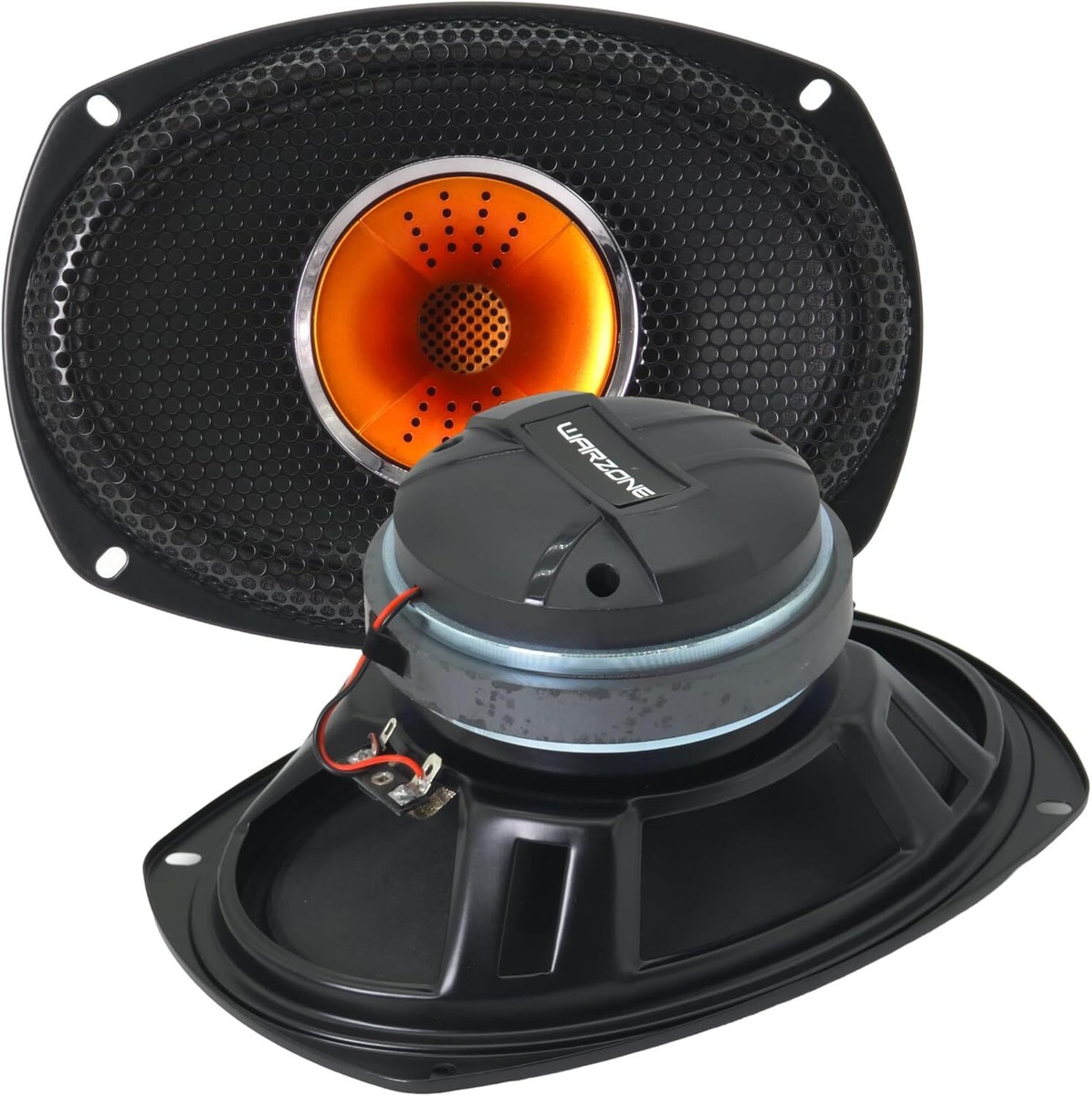 Gravity Warzone WZ69Si 6x9-Inch Mid-Range + Driver Speakers with