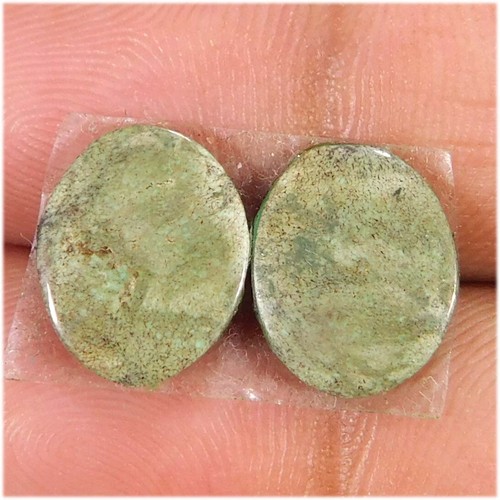 47.15Cts. 100% Naturel Unique Tibet Turquoise Ovale Cabochon Perdre