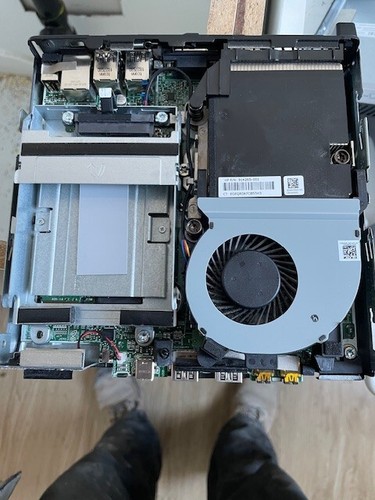 HP EliteDesk 800 G3 Mini PC PART#1HL45AW, i5-7500T 2.7Ghz,No memory or Harddrive - Picture 9 of 11