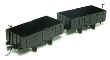 On30/Oe/On2-1/2 Aru Narrow Gauge Gondola Brass Model Set 2-Pack RTR Open Wagon