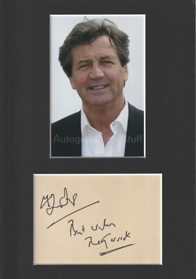 Melvyn Bragg HAND SIGNED A4 Mount, Autogramm, handsigniert, The South Bank Show