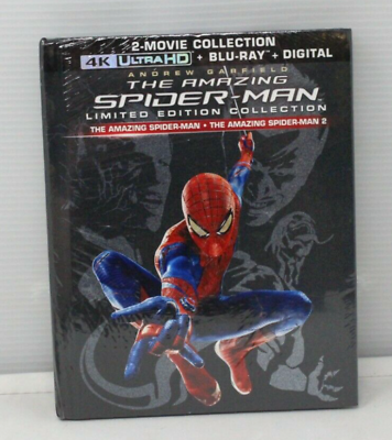The Amazing Spider-Man 1 and 2 4K UHD Blu-Ray Limited Edition DigiBook The Amazing Spider-Man 1 and 2 4K UHD Blu-Ray Limited Edition DigiBook