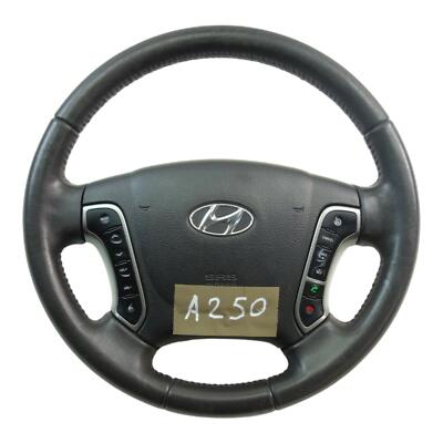 Hyundai Santa Fe 2 II Leder Lenkrad Multifunktionslenkrad Bj2011