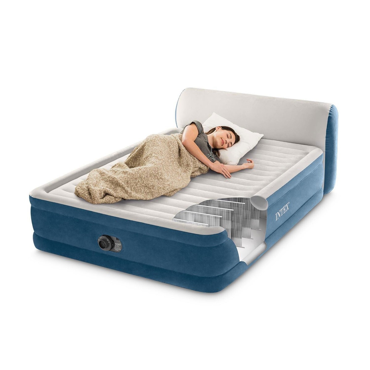 その他 Deluxe Air Bed DXA-002(NV/GY) Deluxe Air Bed DXA-002(NV/GY)-決算大セール