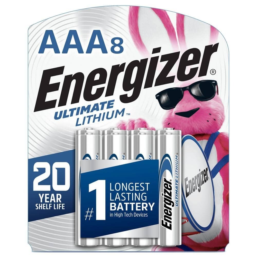 Energizer Ultimate Lithium AAA Batteries (8 Pack) Date 12-2042-image