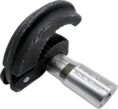 Pipe Vise BWS-1 Basin Wrench usee with 3/8'' Drive Socket Ratchet Spring Loaded
