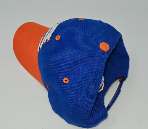 Edmonton Oilers Zephyr Lacer Collection NHL SnapBack Hat / Adult / Blue & Orange - Bild 3 von 5