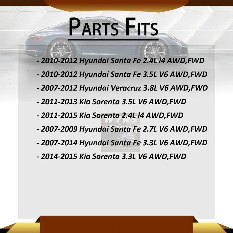 Conjunto de cojinete y buje de rueda delantera trasera para Hyundai Santa Fe Timken 2007 2008 Foto 2 de 4