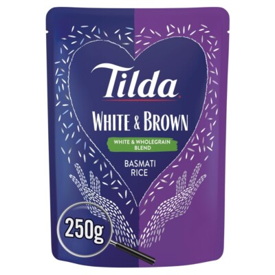 Tilda Weiß & Basmati Reis Mikrowelle 250g Packung 6