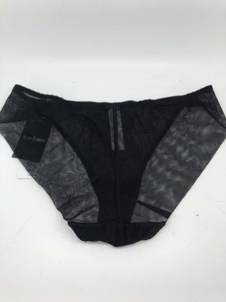 Culotte Dentelle Femme Barbara Casino - Taille 42, Couleur Noire, En Dentelle élégante, Neuve Avec étiquettes