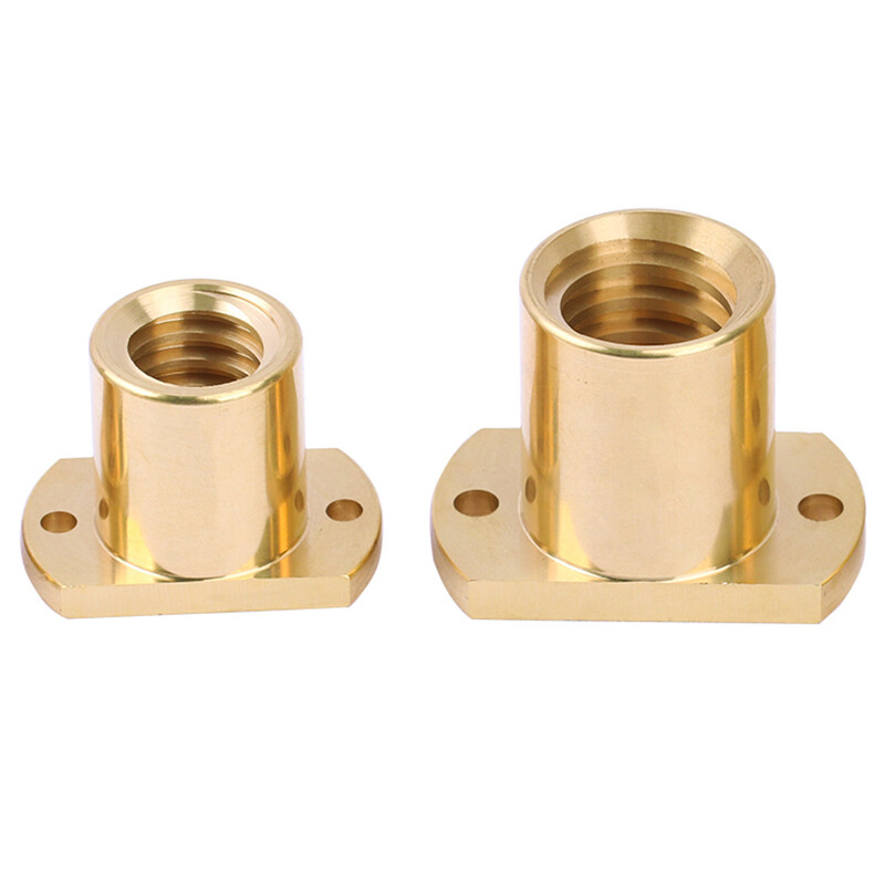 Lead Screw Flanged Brass Nut T10-T40 Right/Left Hand Trapezoidal