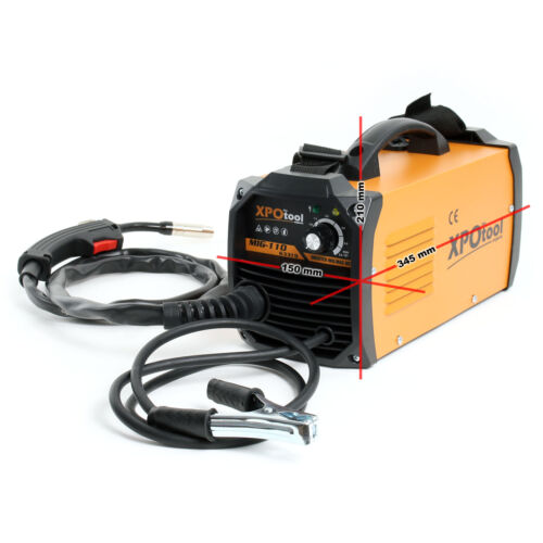 XPOtool MIG100 inverter filling wire welding machine without gas IGBT incl. accessories coil - Picture 6 of 9