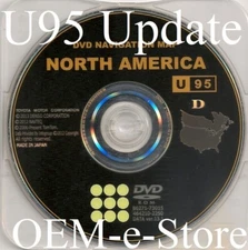 2010 2011 Toyota Land Cruiser Prius Camry GPS Navigation DVD U.S CAN Map U95 OEM