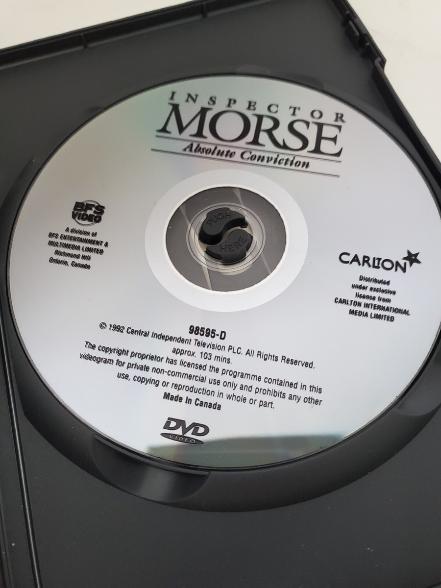 Inspector Morse Absolute Conviction DVD 66805915956| eBay