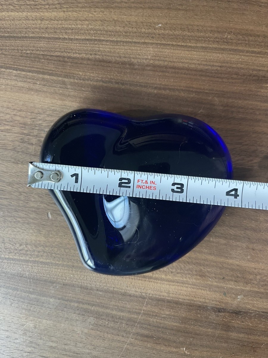 s-l400.jpg Tiffany & Co. Cobalt Blue Heart  4” main image 1