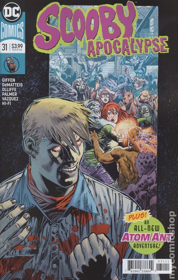 Scooby Apocalypse #31A Olliffe FN/VF 7.0 2019 Stock Image
