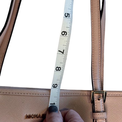 Michael by Michael Kors Jet Set CarryAll Leather Tote 35H7GTVT2L10” Dusty Pink - Picture 8 of 18