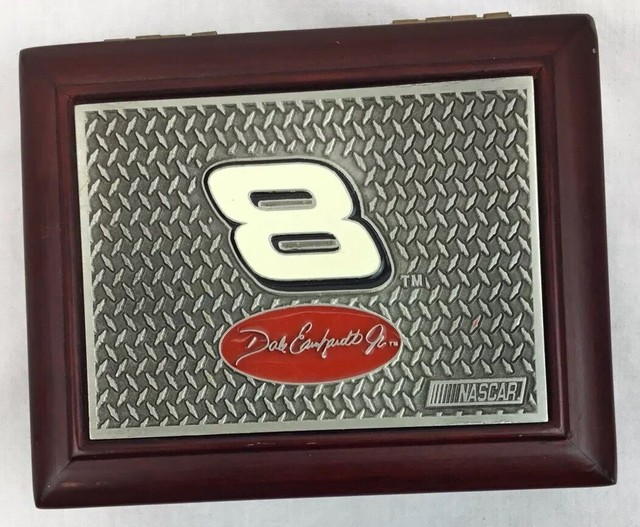 DALE EARNHARDT JR. #8 Wooden Jewelry Box Keepsake Box | eBay