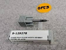 HARVEY S-129278  .040"DIA. X .015 WIDTH CARBIDE KEYSEAT CUTTER 