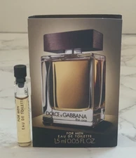 Dolce & Gabbana The One For Men EDT 1.5ml Vial Cologne Sample