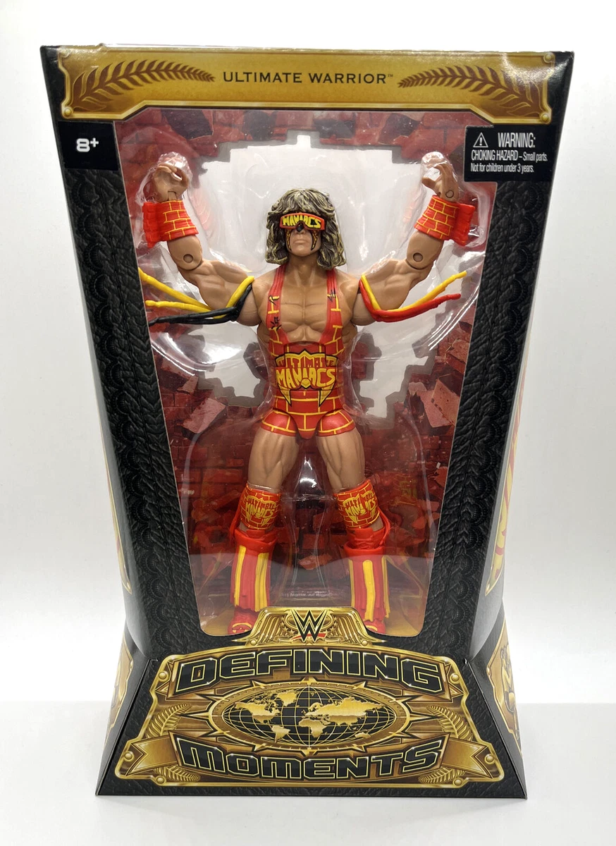 WWE Defining Moments Ultimate Warrior FIGURE WWF Ultimate Maniacs