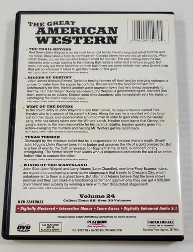 OO) John Wayne - The Great American Western (2 Discs DVD Box Set, 2003, 9 Filme) - Bild 12 von 13