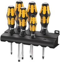 932/6 Schraubendrehersatz Kraftform Wera: Der SchraubmeißEl + Rack, 6-Teilig