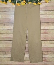 Escada Ladies Brown Straight Leg Pants Size 36 US Size 6 Stretch Classic