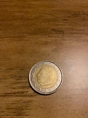 Pièce 2 Euro Roi Albert Belgique 2000 - Photo 1/2