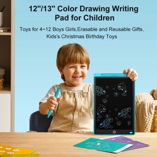 Erasable Lcd Drawing Tablet Reusable Digital Notebook  Kids - Picture 1 of 9