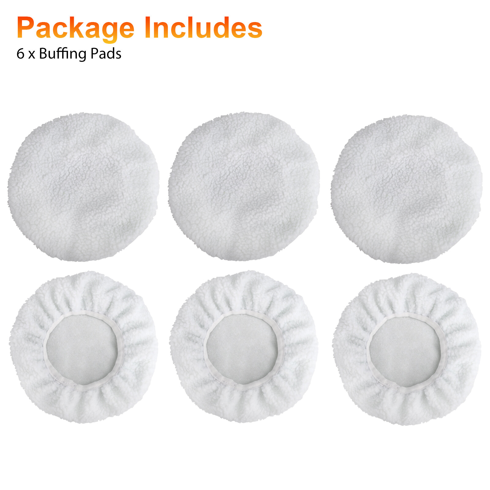6X Car Polishing Wheel Buffing Pads Set Wool Mop Pad Polisher 910inch for Drill 601549089527 eBay