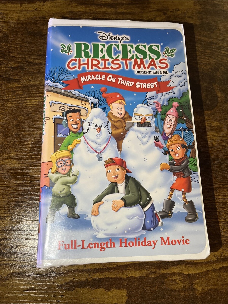 遠藤久美子 CDS+VHS HAPPY POCKET PRESENTS Recess Christmas: Miracle on Third Street (VHS, 2001) 786936156997