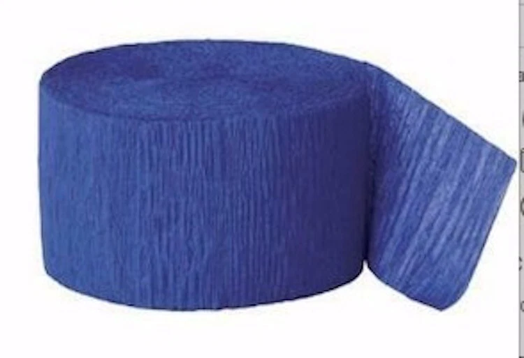 3 x Crepe Paper Rolls each 81ft-Streamer Decoration 24 metres, Assorted Colours - Image 2 of 4