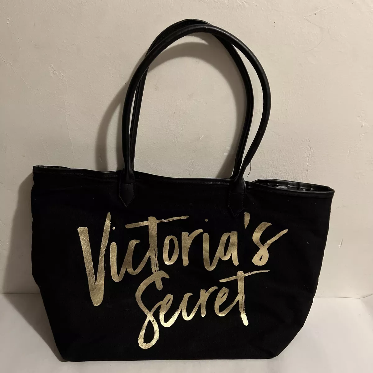 victoria secret gold tote