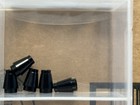 LEGO Parts - Black Cone 1 x 1 with Top Groove - No 4589b - QTY 5