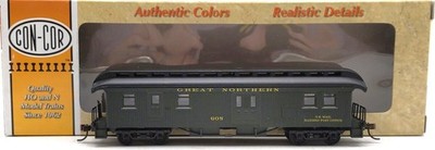 Con-Cor 0001-005710 HO Scale Great Northern RPO/Baggage Passenger Car #608 LN