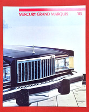 1985 MERCURY GRAND MARQUIS Catalog Brochure US Market - Sedan Colony Park Wagon