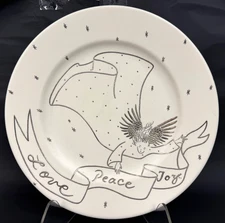 Emilia Castillo Serving Plater 13" 2004 Christmas  Plata Pura Neiman Marcus