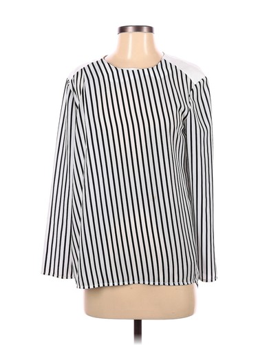 J Brand Women Silver Long Sleeve Blouse S