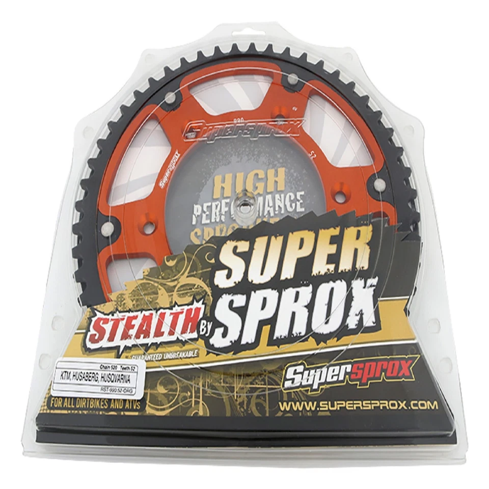 Orange Stealth Sprocket For Husaberg 701 Supermoto 2018; RST-990-52-ORG Foto 4 de 4