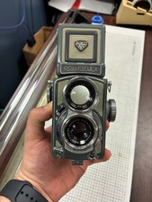 Rolleiflex Gray Baby Rollei 4x4 127 Film TLR Camera FOR PARTS OR REPAIR READ