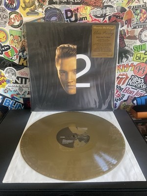 ELVIS PRESLEY 2nd To None VG++ 2LP GOLD VINYL W/HYPE STICKER/2000