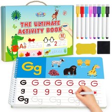 BenBen Preschool Learning Activities, 52 Pages, Tracing Books for Kids Ages 3...