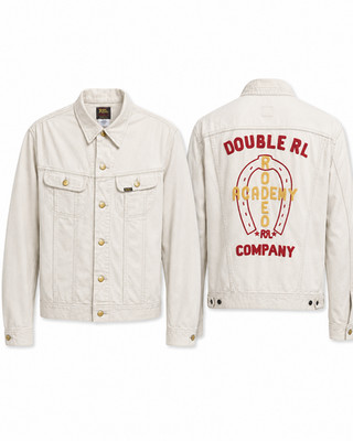 Ralph Lauren RRL Double RL  Rodeo Academy Denim Jacke M Western Cowboy Rarität