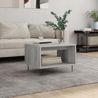 Couchtisch Grau Sonoma 60X50X40 Cm Holzwerkstoff