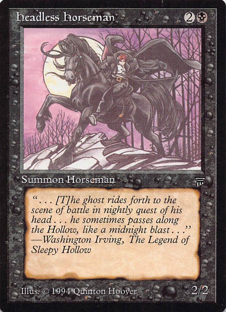 Headless Horseman C Legends Magic the Gathering Vintage MTG