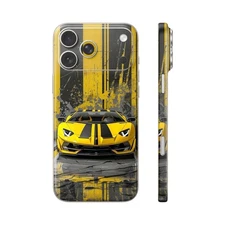 Phone Skin/Phone Wrap For iPhone, Samsung, Android 3D Embossed Skin Super Car